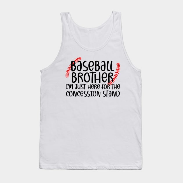 Saying Baseball Brother Sport Tank Top by Chicu